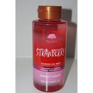 Tree Hut Strawberry Foaming Gel Wash 18 oz